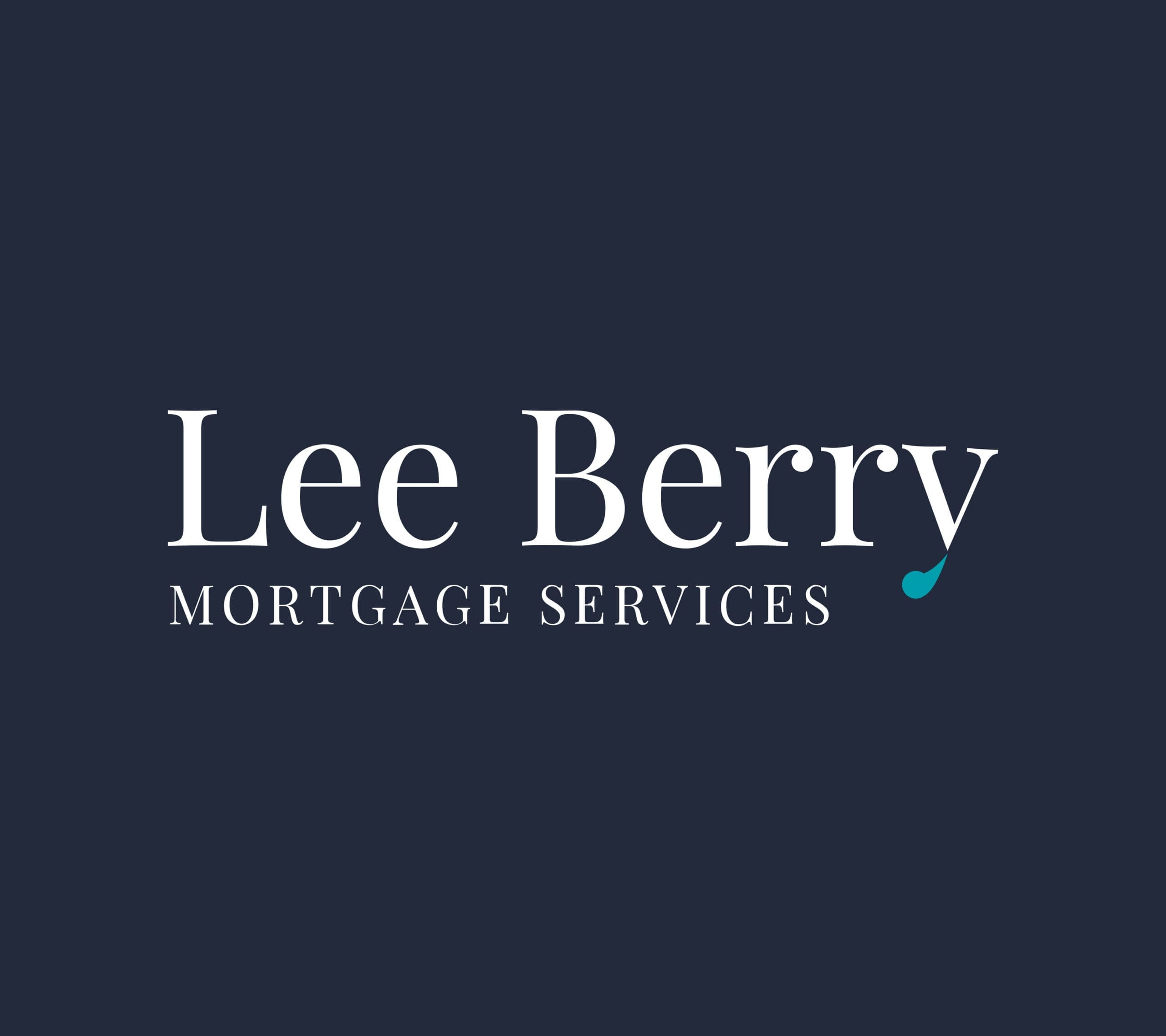 The logo for Lee Berry Mortgage Services, designed by a freelance web designer from Essex.