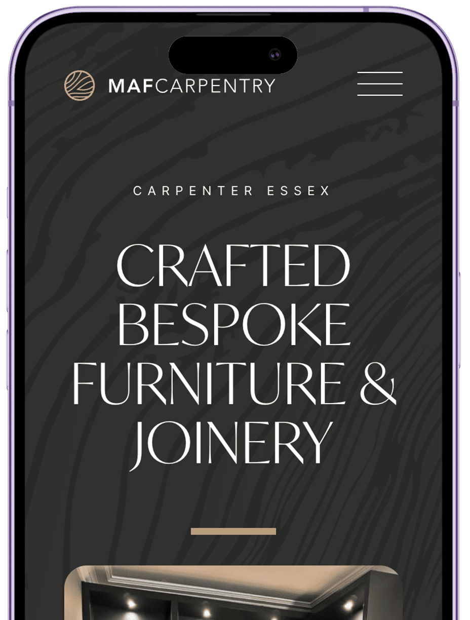 Mac Carpentry specializes in crafting bespoke furniture and joinery, partnering with a freelance web designer for a sleek online presence. Located in Essex, they provide top-notch web design services to showcase their beautiful creations